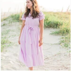 NWT Victoria Dunn Almafi Flutter Lilac size Small